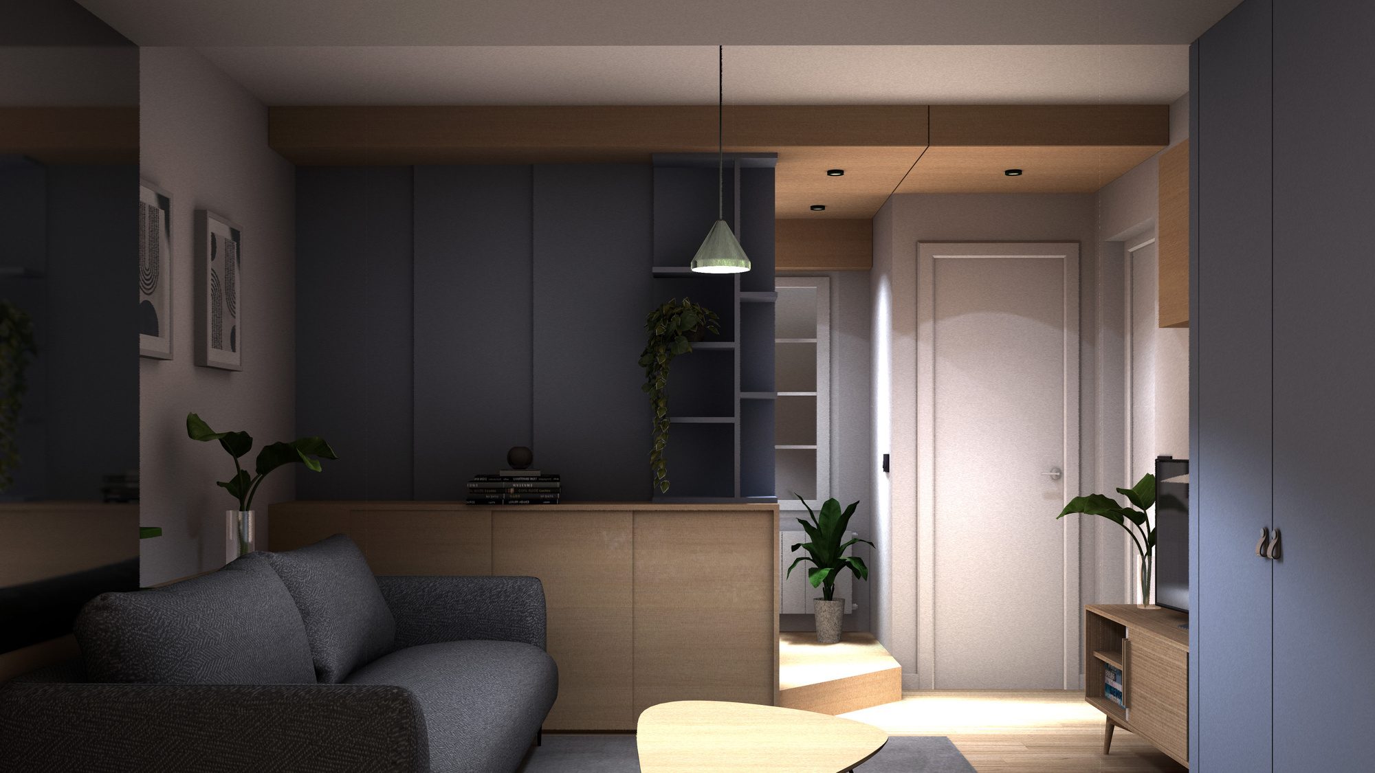 Appartement réhabilité à Lion-sur-Mer – projet LSM-21